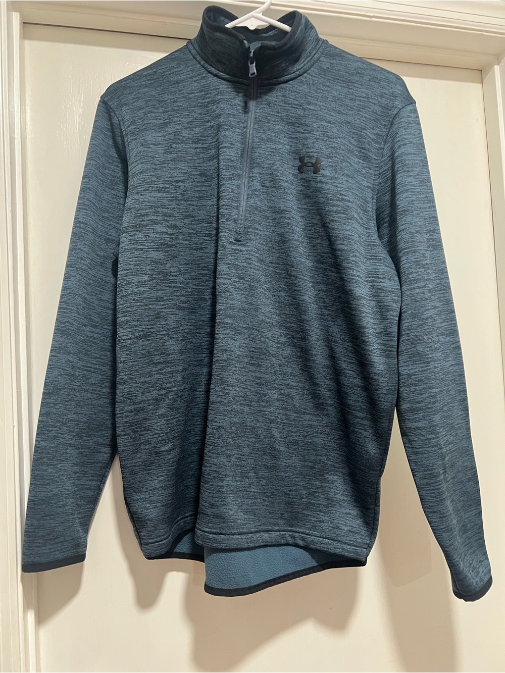 Under Armour Men’s Heathered Slate Blue Quarter-Zip Pullover